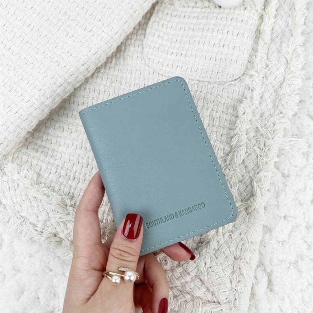 ⚠️Clearance Blue Slim Bifold Wallet / Cardholder - Picture 4 of 5